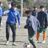 作新大サッカー部が中学生をサポート　コーチと大学生が指導役　さくら市と…