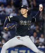 曽谷力投９Ｋ オリ単独首位