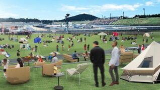モビリティリゾートもてぎ、オーバルコース内改修へ　モトGP専用の滞在型観戦席を整備…