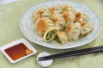 餃子の皮で簡単豚ニラまんじゅう