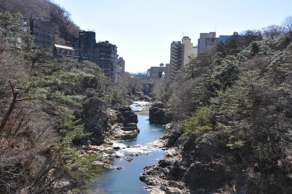 観光客の足が戻り始めた鬼怒川温泉郷