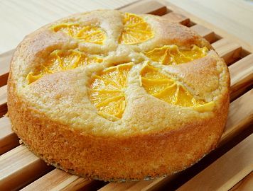 清美オレンジのベークドケーキ