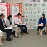 男女の賃金格差解消へ　矢田首相補佐官が県内企業の代表者らと車座対話