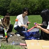 いざ、城跡で「水鉄砲合戦」　来月８日、宇都宮　参加親子とボランティア募集
