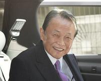 麻生氏、重要法案は丁寧に対応を