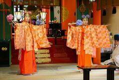 熊野那智大社で紫陽花祭