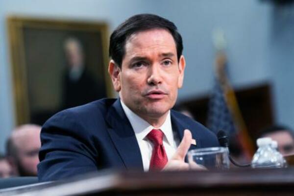 ルビオ米国務長官=2日、ワシントン(AP=共同)