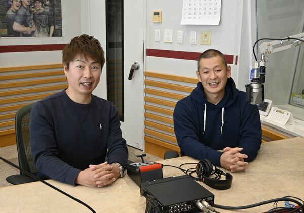 「素晴らしい作品に携われて光栄」と大河出演を振り返った益子（右）と福田