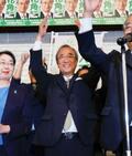 新潟県知事選で花角氏の３選確実