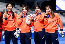 佐藤綾乃、メダル３色そろえる