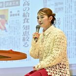 井上咲楽さん、宇都宮・鬼怒中でサプライズ講演　しもつけ新聞塾特別編　「…
