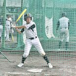 石橋ナイン甲子園に向けて実戦練習　猛暑の中、攻守に「集中力」