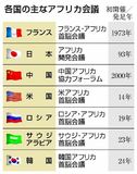 アフリカ会議 世界で乱立