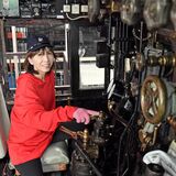 真岡SLキューロク館、SL運転に初の女性職員活躍　田上さん、自ら志願し訓練励み…GWで勇姿披露