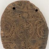 野澤岩蔵コレクション　栃木県立博物館・河原智紀さん　土偶に似た文様の土版　神を信じていた証拠？