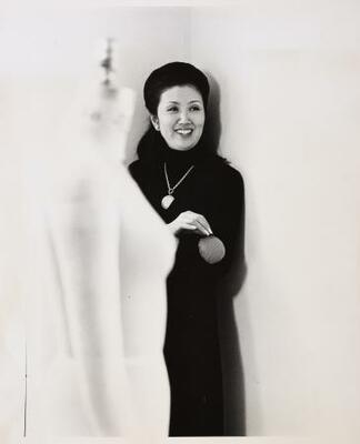 　奈良原一高「森英恵」（提供：島根県立美術館　（Ｃ）Ｎａｒａｈａｒａ　Ｉｋｋｏ　Ａｒｃｈｉｖｅｓ）（提供写真）