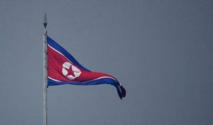 　北朝鮮の国旗（ロイター＝共同）