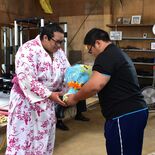 新十両の生田目が母校・矢板高を訪問　後輩の相撲部員と交流「一段とオーラ…