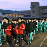 大田原高で伝統の「寒稽古」始まる　耐寒マラソンに420人挑戦　不撓不屈…