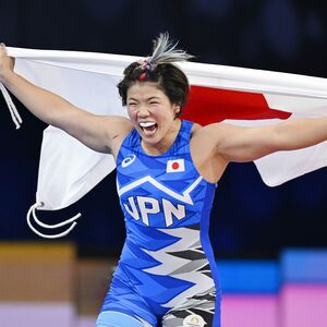 宇都宮市出身の鏡優翔選手が金　レスリング女子76キロ級　パリオリンピック