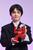 第63回ギャラクシー賞のテレビ部門で個人賞を受賞した岡山天音さん=1日午後、東京都内