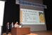理想のとちぎの将来像について発表する若者ら＝24日午前、県総合文化センター