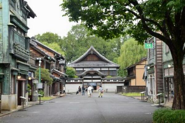 江戸東京たてもの園の下町の家並み=東京都小金井市