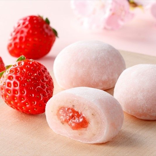 栃木県産とちおとめ使用「さくらいちご餅」発売 季節限定 「築地ちとせ