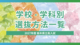 2027年度栃木県立高校入試　学校・学科別の選抜方法一覧