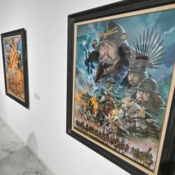 「信長の野望」展、栃木県立美術館で11日開幕 ゲームの映像やイラスト展示、芸術的な視点で鑑賞を