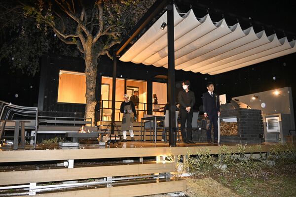 ゴルフ場のコース内で新設した宿泊施設「フェアリート」＝栃木市