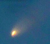 「紫金山・アトラス彗星」が明け方の空に　日光の北山さん「奇跡的に晴れて…