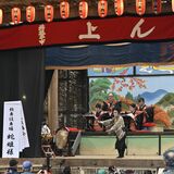三味線、回り舞台の装置で観客魅了 茨城で「蛇姫様」披露 烏山山あげ保存会芸能部会