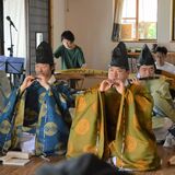 みやびな音色、古民家に　茂木の棚田プロジェクト　大学生らが鑑賞会