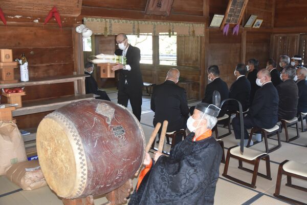 厳かに執り行われた桜町二宮神社例大祭