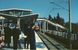 60年前に開業した野木駅。多くの人たちが電車到着を見守った（真瀬正弘さん提供）