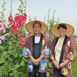 季節の花で日光を元気に　移住７年の小林さん夫妻　仲良く街角に植栽続ける