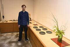 陶芸留学生 成果を披露