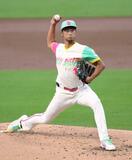ダルビッシュ３勝目、大谷無安打