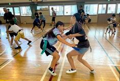 タグラグビー「楽しい」