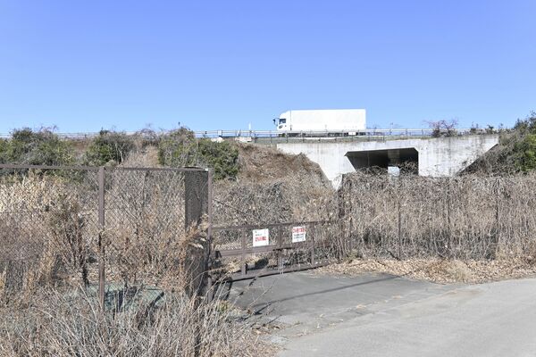 整備が見送られている北関東道の五行川PA予定地