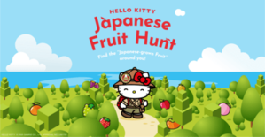 日本産青果物を探すデジタルスタンプラリー「Hello Kitty Ja…