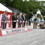 小山・城山公園で完成式　思川生かし再整備　記念イベントもにぎわい