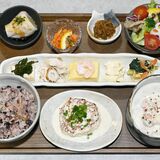 素材を生かした丁寧な料理　日替わり小鉢膳ランチ　自然食 いなかめし（壬生）