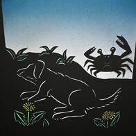 「おねぼうなワンワン」　怒ったかにが取…