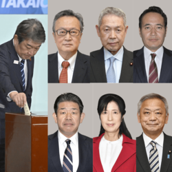 自民党総裁選　茂木敏充氏含む栃木県関係国会議員７人　１回目、決選投票の投票行動は…