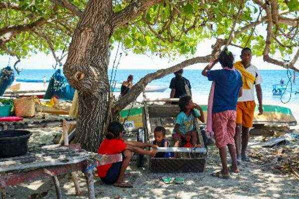 東ティモールの海辺(市川男寅撮影)