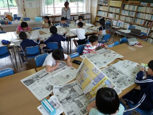 見出し役割知る／日光市野口小