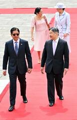 両陛下、フィリピン大統領を歓迎