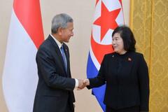 シンガポール外相が訪朝